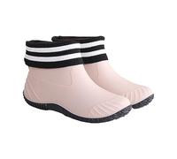 Bottines compensées foncées - Chaussures de pluie - En coton - Amovible - Extérieur plat antidérapant - Multifonctionnel - Chaussures de pluie dans les tubes d'eau, kaki, 38.5 EU