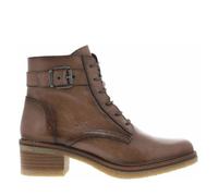 Bottines cuir de vachette talon décroché moyen Dorking beige 39