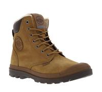 Bottines cuir enduit talon plat 44