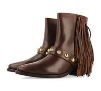BOTTINES CUIR FRANGES ET CLOUS CLARKSVILLE