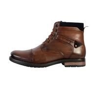 Bottines Cuir Redskins Nervous - Cognac-Marine 44