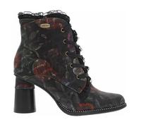 Bottines cuir talon décroché haut Laura Vita gris 39