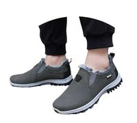 Bottines D’Hiver Isolantes Pour Homme, Intérieur Polaire Doux Et Semelle Confortable, Conception Résistante Aux Basses Températures, Soulier Hivernal adapté aux marches extérieures et au quotidien