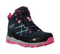 Bottines de marche synthétique samaris iii bleu marine / rose fluo 37