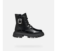 Geox J Maquinnens Girl Bottines à la Cheville, Noir, 39 EU