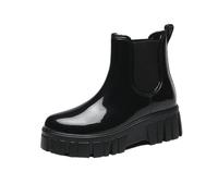 Bottines de pluie antidérapantes pour femme - Chaussures de pluie décontractées et imperméables - Convient pour toutes les saisons - Idéales pour la marche dans des conditions de pluie