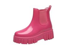 Bottines de pluie antidérapantes pour femme - Chaussures de pluie décontractées et imperméables - Convient pour toutes les saisons - Idéales pour la marche dans des conditions de pluie