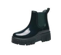 Bottines de pluie antidérapantes pour femme - Chaussures de pluie décontractées et imperméables - Convient pour toutes les saisons - Idéales pour la marche dans des conditions de pluie