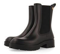 Bottines de pluie beige de type chelsea à élastique pour femme bilston