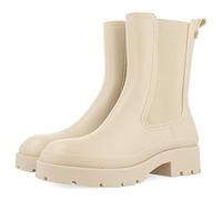 Bottines de pluie beige de type chelsea à élastique pour femme bilston