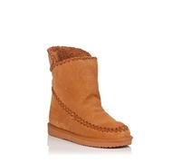 Bottines de style australien pour femmes marron avec semelle compensée 42114