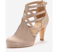 Bottines d'été avec petites découpes tendance - LASCANA - beige BEIGE 39