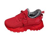 Bottines d'hiver chaudes pour femme, bottes de neige imperméables, chaussures de marche, chaussures de randonnée légères de couleur unie, chaussures de randonnée, chaussures de trekking à semelle