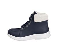 Bottines d'Hiver Femme Doublure Peluche Chaude Bottes De Neige Rétro Lacets Semelle Antidérapant Tendance Montante Chaussures de De Neige Marche Légères Confortables Femmes 40