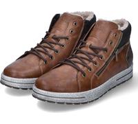 Bottines d'hiver homme Rieker en cuir synthétique Marron Taille : 40