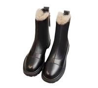 Bottines d'hiver pour femme - Doublées - Avec talon à lacets - Élégantes - Antidérapantes - Chaussures d'hiver légères - Chaussures d'extérieur hautes - Chaussures de trekking - Largeur H - Bottes de