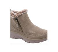 Skechers Femme Easy Going Cool Zip Bottine, Taupe, 37 EU