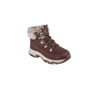 Skechers Bottines Trego Snow Worries pour femme, Cuir synthétique Duraleather Chocolat, 40 EU