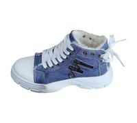 Bottines d'hiver tendance à lacets, doublées, plateforme épaisse, décontractées et confortables, pour un usage quotidien#M