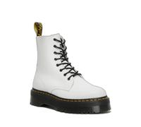 Bottes Femme Dr. Martens Polished Smooth Blanc en Cuir Résistant à l'Usure 36