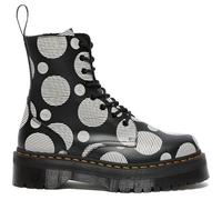 Bottines Dr Martens - JADON POLK - Cuir - Noir - Lacets - Imprimé pois et rayures 38