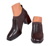Bottines élégantes en Maille à Talon épais - Design sophistiqué à Bout Ouvert pour Un Confort Optimal Toute la journée et Une Allure Tendance au Quotidien