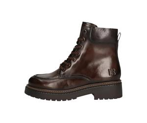Bottines en cuir Ã lacets coutures subtiles zippÃ©e femme TT.Bagatt Marron 38