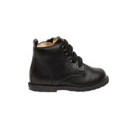Bottines en cuir avec fermeture éclair et lacets robin new noir- 22