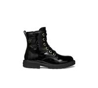 Bottines en cuir brillant femme Geox Shaylax Noir 38