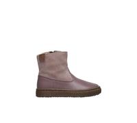 Bottines en cuir et suède alpina rose antique- 30