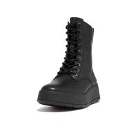 Fitflop F-mode Leather Lace-up Flatform Ankle Boots Noir EU 39 Femme