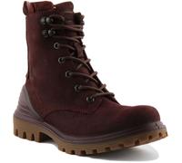 Bottines en cuir imperméable HM100K pour femmes - ECCO - Tredtray - Bourgogne - Lacets - Tige moyenne 37