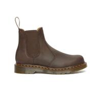 Bottines en cuir marron DR MARTENS 2976 YS - Talon plat de 2 cm - Fermeture élastique - Bout rond 42