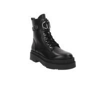 Bottines en cuir pour femme - Liu Jo - Talon carré - Noir - Lacets 38