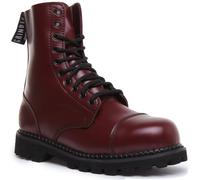 Bottines En Cuir Pour Homme À Lacets En Acier De Sécurité Noir Taille EU 36-46