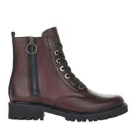 Bottines en cuir rouge pour femme - Remonte D8671-35 - Talon carré 37