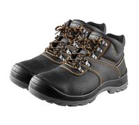 Bottines en cuir S3 SRC, bout en acier, semelle intérieure en acier anti-perf...
