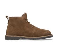 Bottines en cuir suédé peau lainée femme Birkenstock Uppsala Marron 36