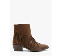 Bottines en daim à frange femme Ryłko Leyla - brown 37