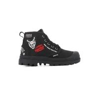 Palladium Pampa Hellfire Ankle Boot, All Black, 29 EU