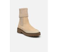 Bottines et boots Calvin Klein COMBAT MID CHELSEA BOOT WL pour Femme 40 Beige