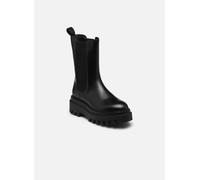 Calvin Klein Bottines Chelsea Femme Flatform Compensées, Noir (Triple Black), 40