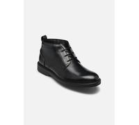 Clarks Homme Aldwin Bottine Chukka, Black Leather, 42 EU