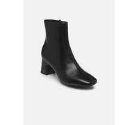 Clarks Premium Fernie Bottines à fermeture éclair pour femme, cuir noir, pointure 39, cuir noir, 39.5 EU