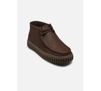 Bottines cuir Clarks Torhill Hi Marron 43