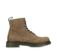Boots enfant garcons Dr. Martens 1460 Serena J Dark Khaki Bronx Suede Beige 34