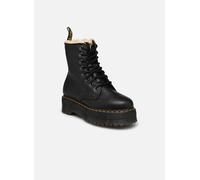 Dr. Martens Boots Jadon FL Noir Cuir Plateforme épaisse Fourrées Mixte 37