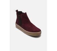 Gabor Bottines 73.731.35, daim (Micro), mûrier, rouge foncé/violet (EL. Wave), Best Fitting, semelle intérieure amovible rouge, rouge, 38 EU