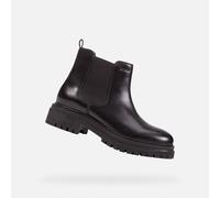 Geox Femme D Iridea B Bottines, Black, 38 EU