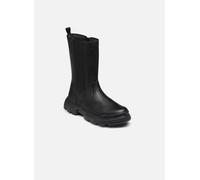Geox Fille J Junette Girl Bateau cheville, Noir, 38 EU